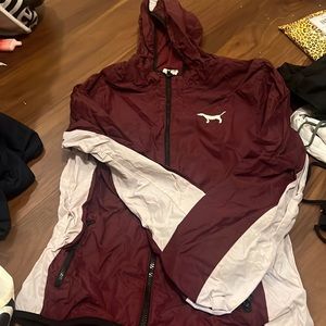 Pink by Victoria secret windbreaker XS-S